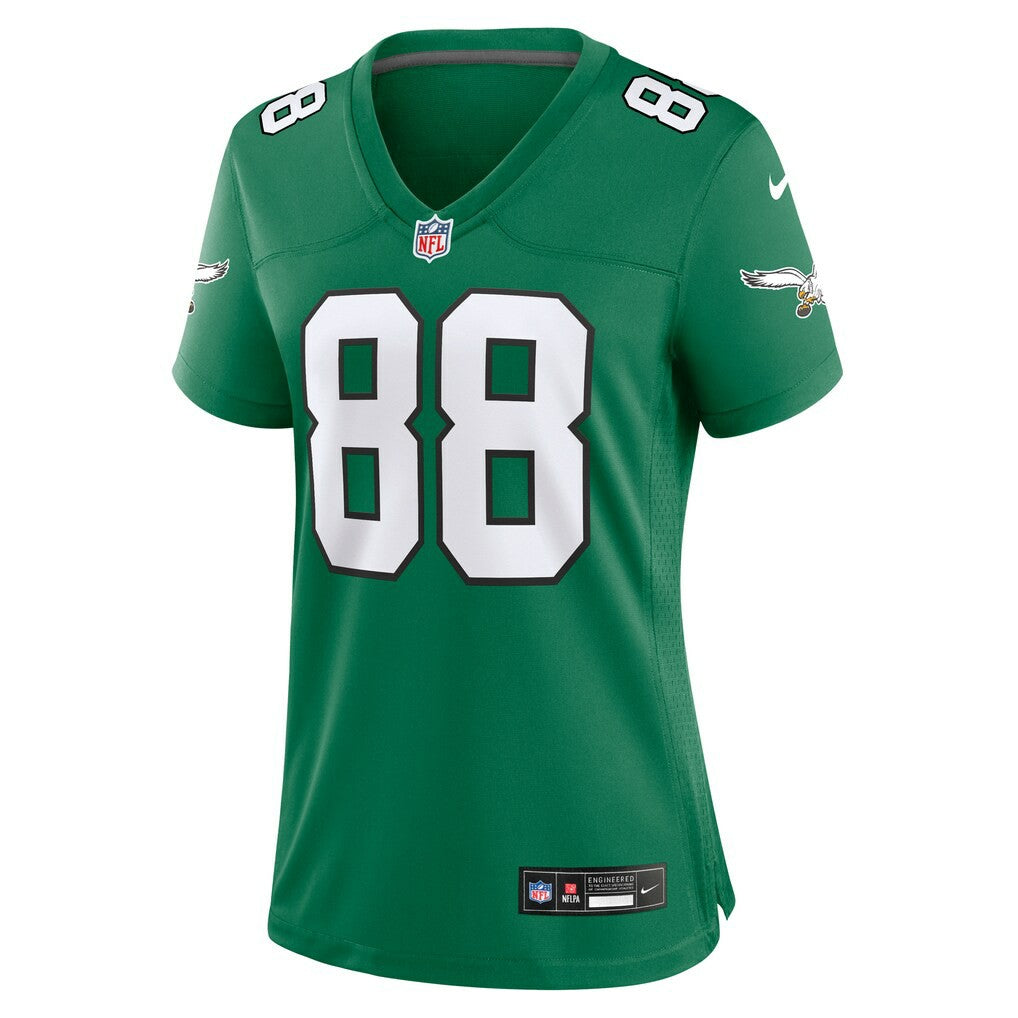 Dallas Goedert Philadelphia Eagles Women's Alternate Game Jersey - Kelly Green | Nike on sale