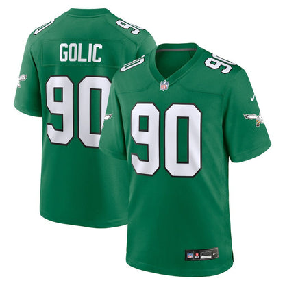 Mike Golic Philadelphia Eagles Retired Player Alternate Game Jersey - Kelly Green | Nike discount