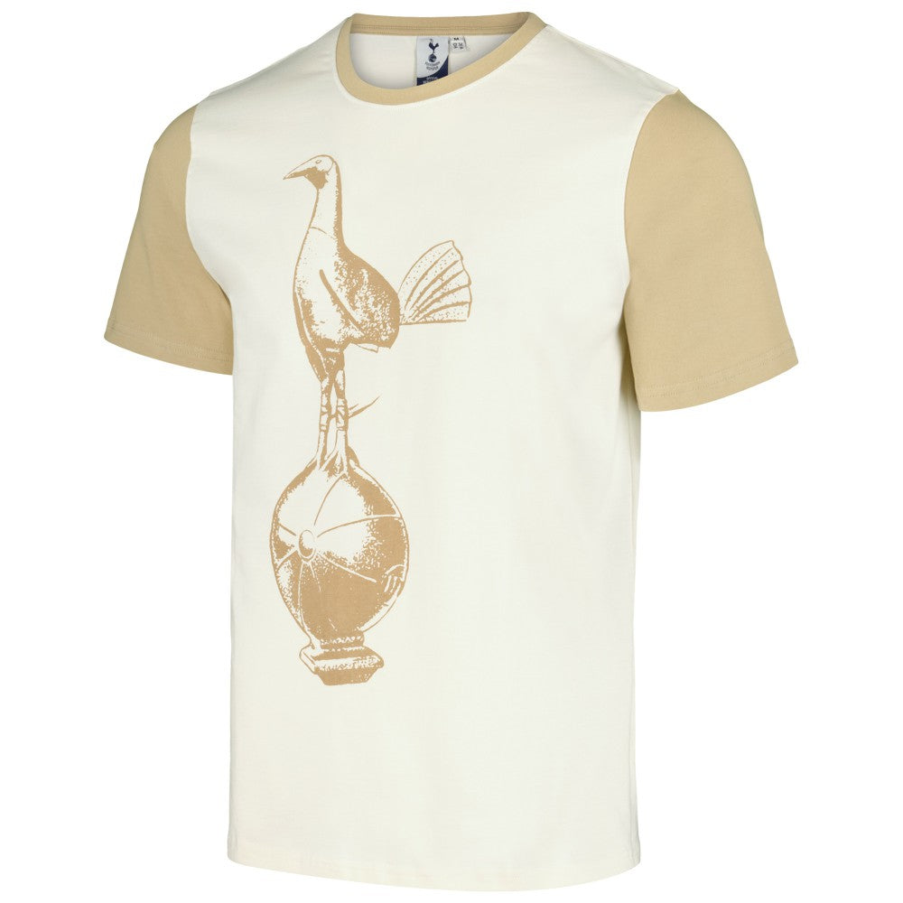 Tottenham Hotspur Colorblock Raglan T-Shirt - Cream on sale