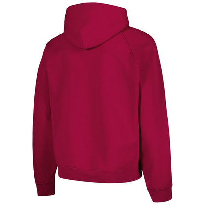 Barcelona Team Oversized Raglan Pullover Hoodie - Red discount