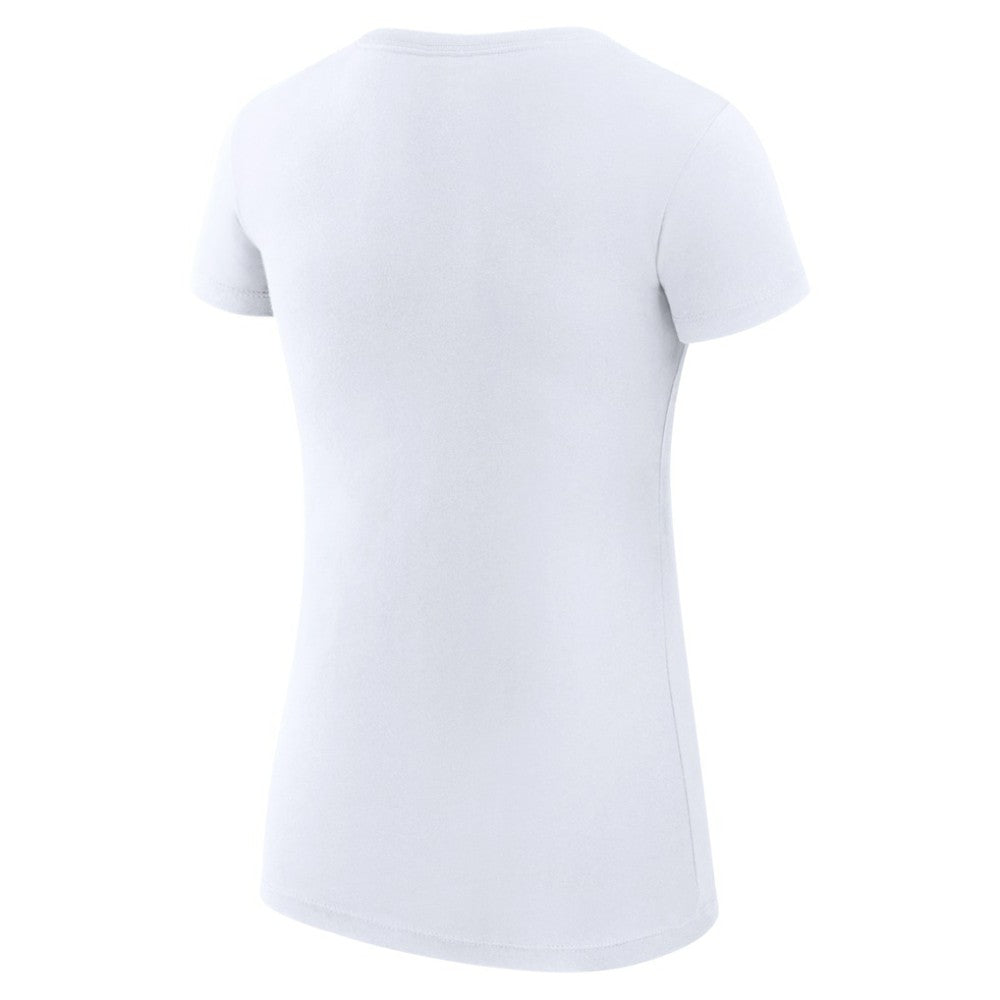San Francisco Giants G-III 4Her by Carl Banks Women's Super-Slim Fit Lightweight Filigree Team T-Shirt - White
