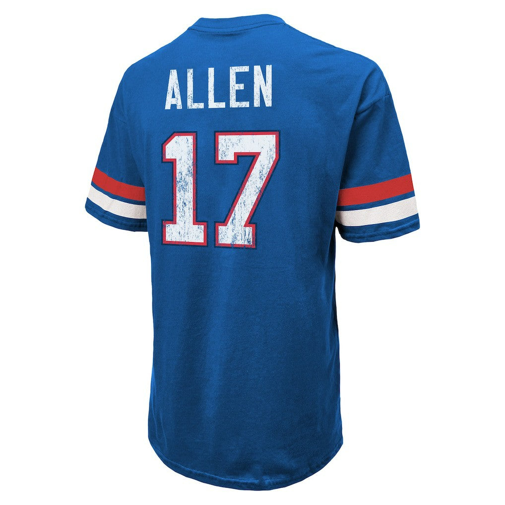 Josh Allen Buffalo Bills Majestic Threads Name & Number Oversize Fit T-Shirt - Royal online