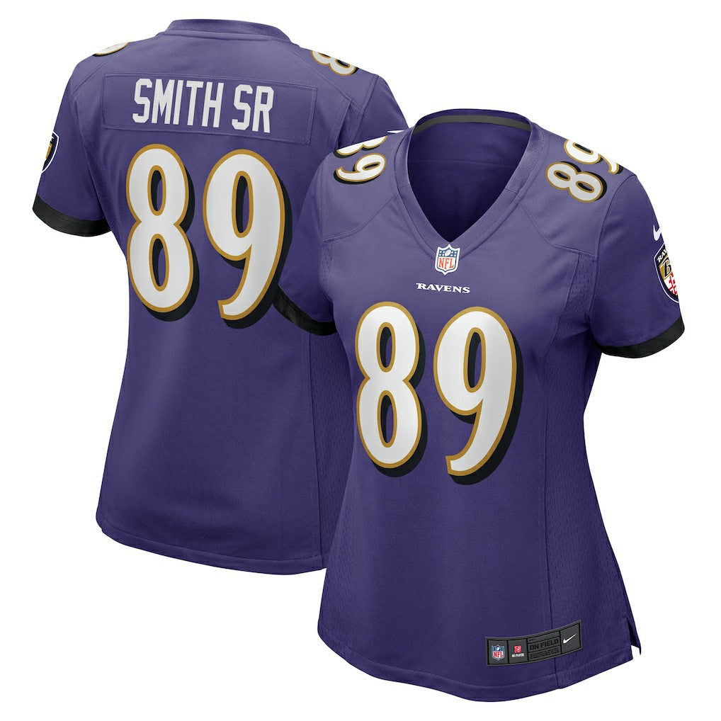 Steve Smith Sr. Baltimore Ravens Women's Retired Player Game Jersey - Purple | Nike cheap