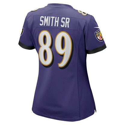 Steve Smith Sr. Baltimore Ravens Women's Retired Player Game Jersey - Purple | Nike cheap