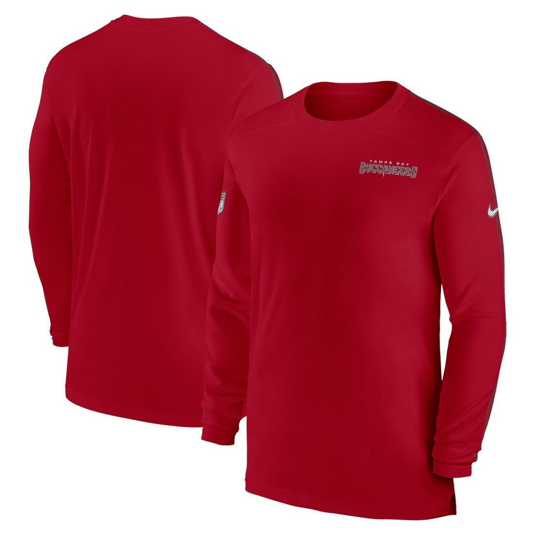 Tampa Bay Buccaneers Sideline Coach UV Performance Long Sleeve T-Shirt - Red | Nike discount