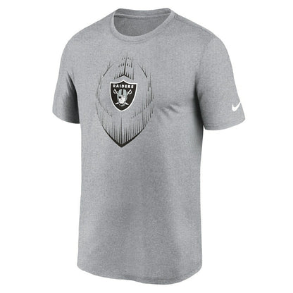 Las Vegas Raiders Primetime Legend Icon Performance T-Shirt - Heather Gray | Nike for sale