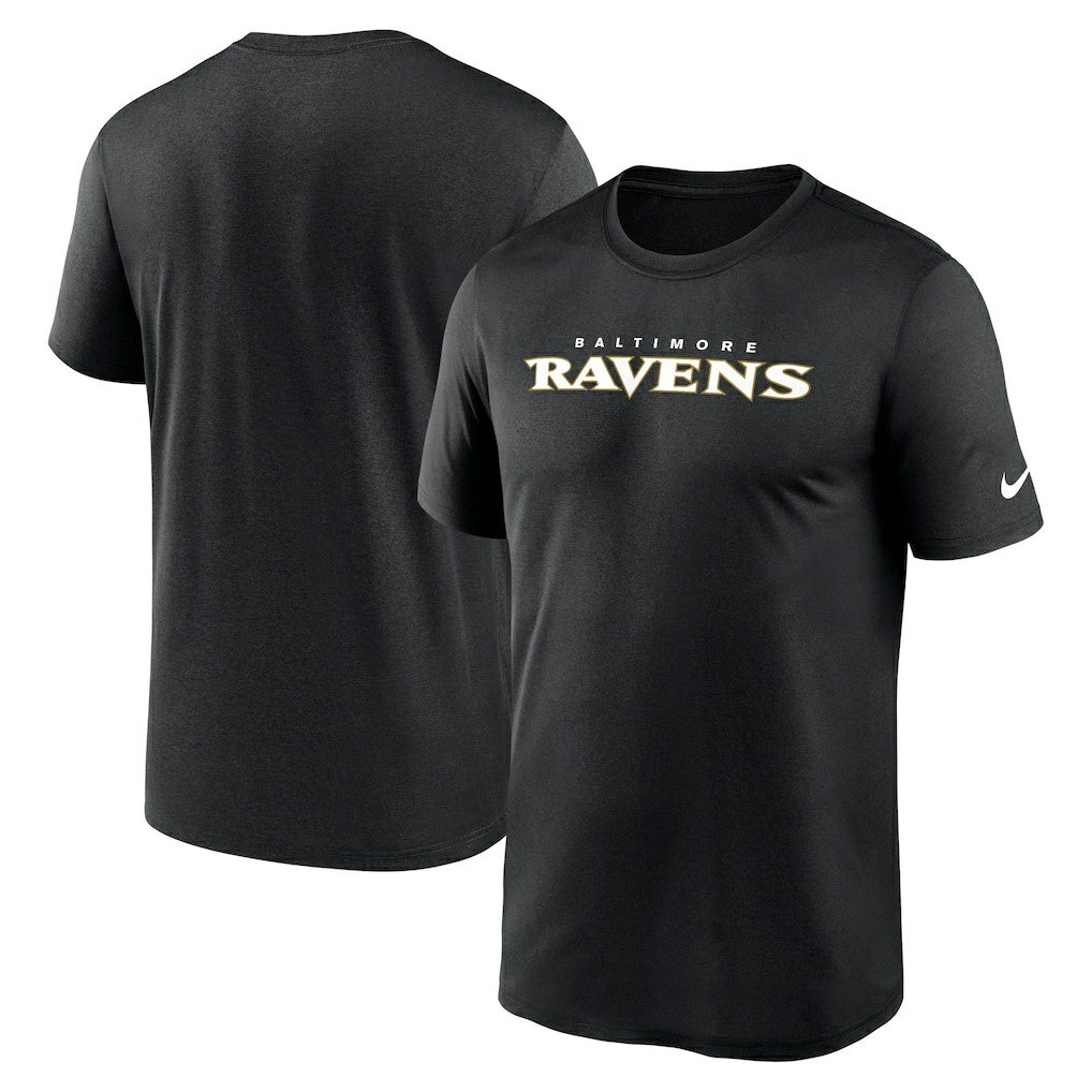 Baltimore Ravens Primetime Legend Wordmark Performance T-Shirt - Black | Nike sale