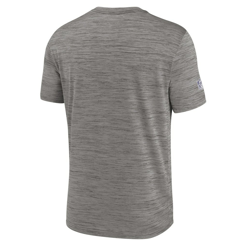 Baltimore Ravens Sideline Velocity Dri-FIT T-Shirt - Gray | Nike for sale