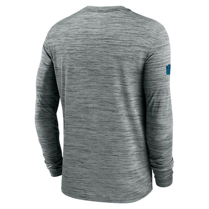 Carolina Panthers Sideline Velocity Dri-FIT Long Sleeve T-Shirt - Gray | Nike cheap