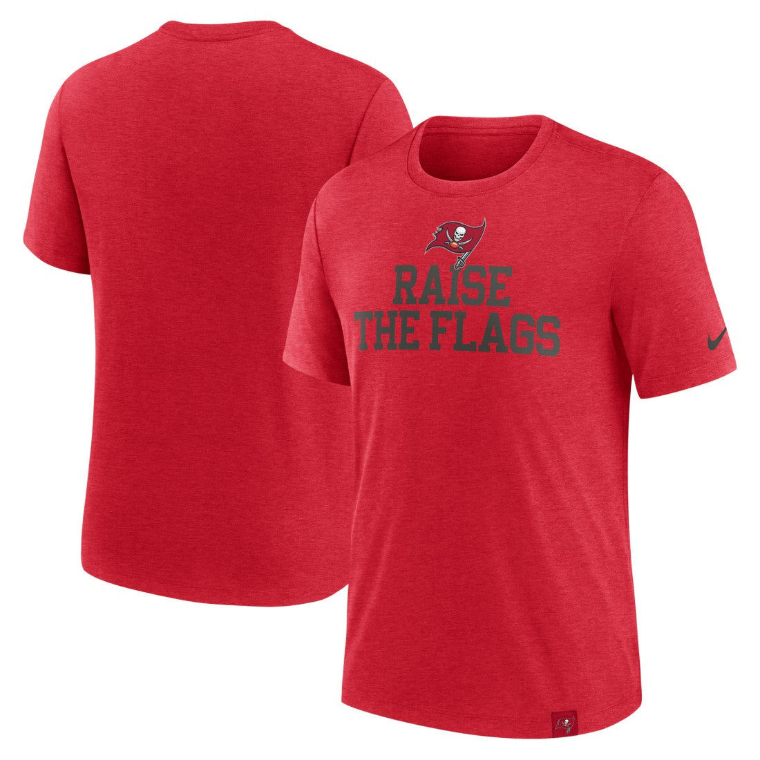 Tampa Bay Buccaneers Blitz Tri-Blend T-Shirt - Heather Red | Nike online