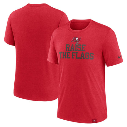 Tampa Bay Buccaneers Blitz Tri-Blend T-Shirt - Heather Red | Nike online