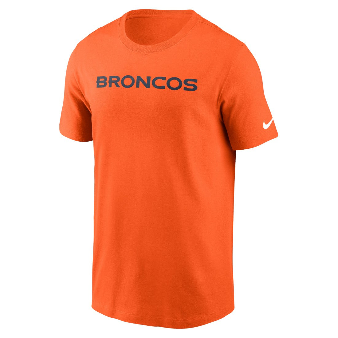 Denver Broncos Primetime Wordmark Essential T-Shirt - Orange | Nike outlet