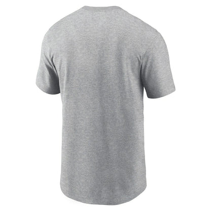 Las Vegas Raiders Primetime Wordmark Essential T-Shirt - Heather Gray | Nike sale
