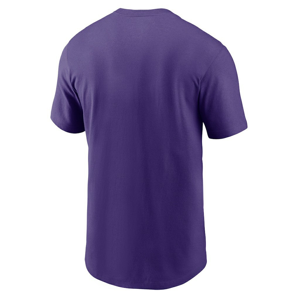 Minnesota Vikings Primetime Wordmark Essential T-Shirt - Purple | Nike cheap