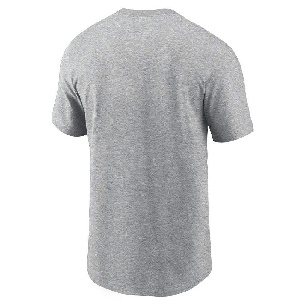 New Orleans Saints Primetime Wordmark Essential T-Shirt - Heather Gray | Nike discount