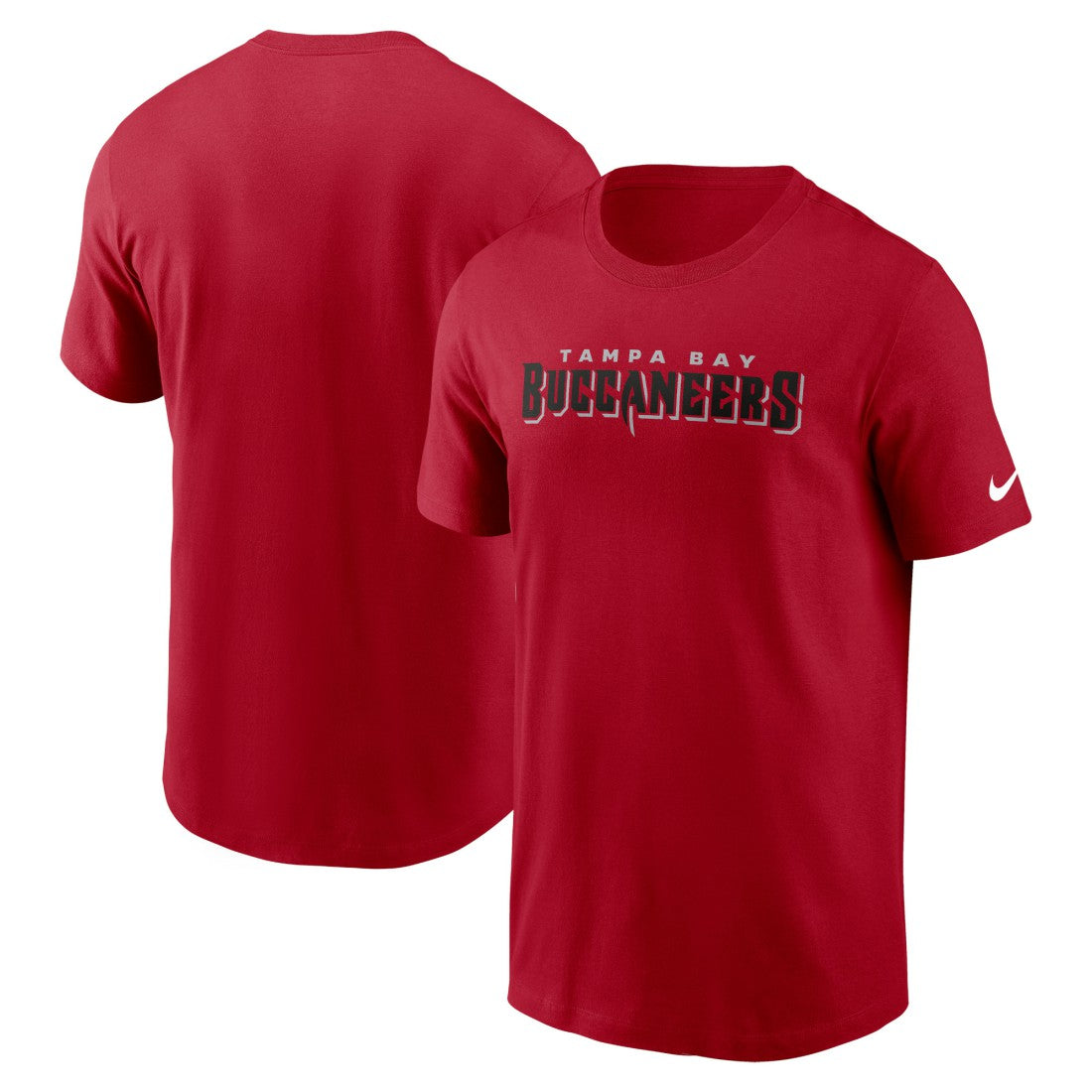 Tampa Bay Buccaneers Primetime Wordmark Essential T-Shirt - Red | Nike online