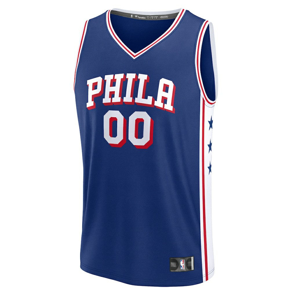 Philadelphia 76ers Youth Fast Break Custom Replica Jersey - Blue - Icon Edition | Fanatics cheap