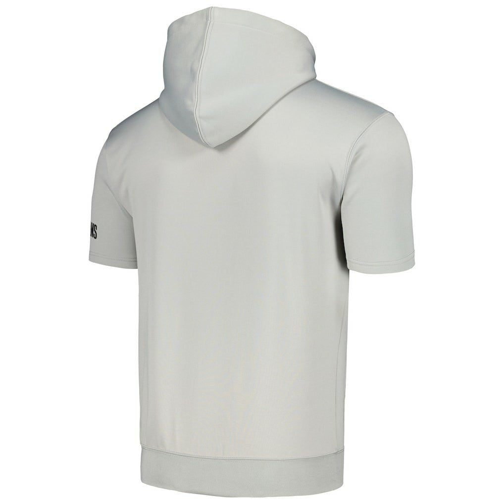 New Orleans Pelicans Short Sleeve Pullover Hoodie - Silver/Red | Fanatics sale