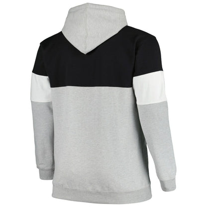 Brooklyn Nets Big & Tall Pullover Hoodie - Black/White | Fanatics online