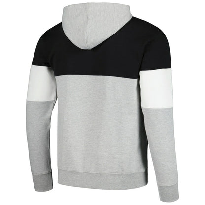 Brooklyn Nets Contrast Pieced Pullover Hoodie - Black | Fanatics outlet