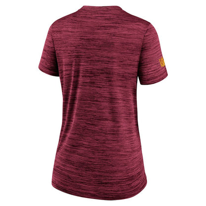 Washington Commanders Women's Sideline Velocity Dri-FIT T-Shirt - Burgundy | Nike sale