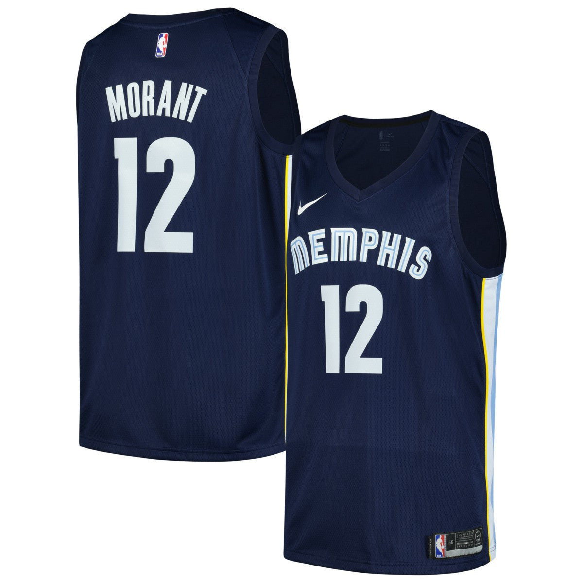 Ja Morant Memphis Grizzlies Swingman Player Jersey - Icon Edition - Navy | Nike outlet