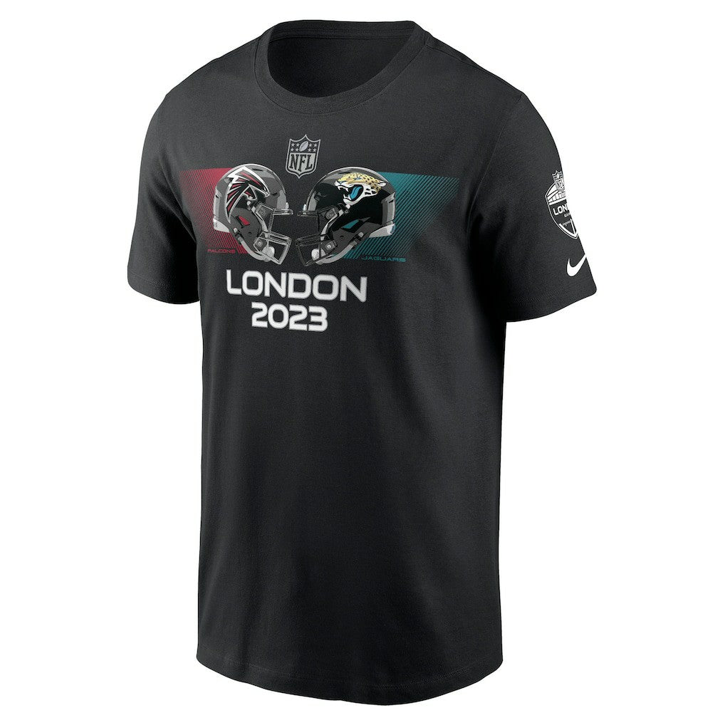 Atlanta Falcons vs. Jacksonville Jaguars 2023 London Game Essential T-Shirt - Black | Nike online