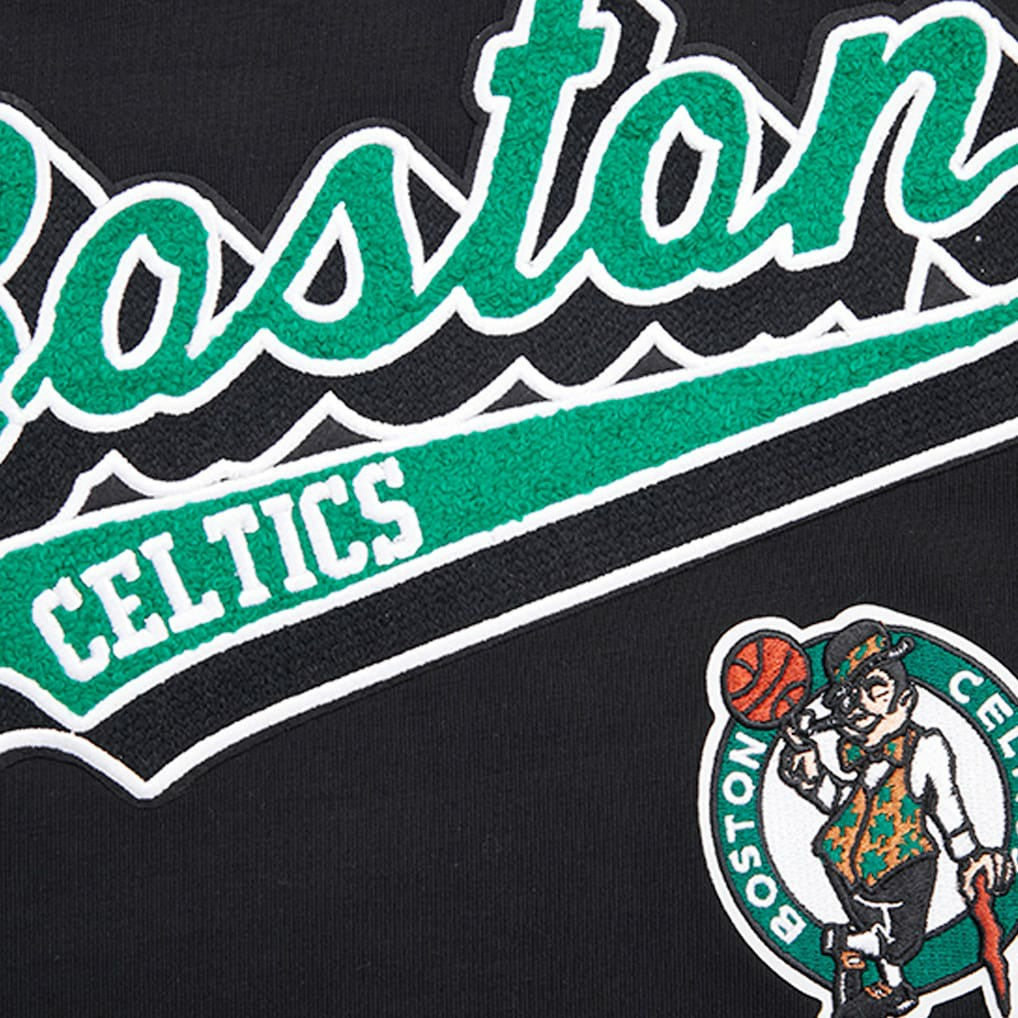 Boston Celtics Pro Standard Women's Script Boyfriend T-Shirt - Black discount