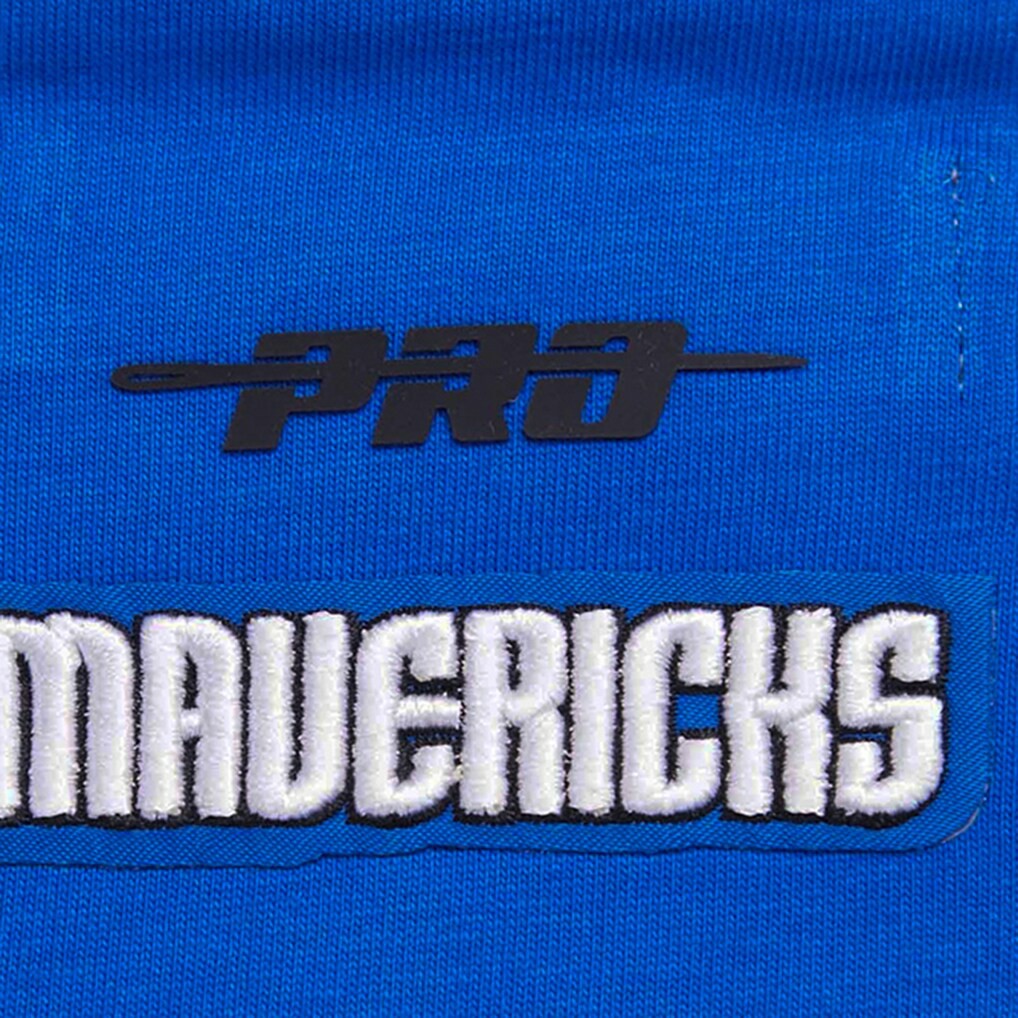 Dallas Mavericks Pro Standard Women's Script Boyfriend T-Shirt sale - Royal outlet