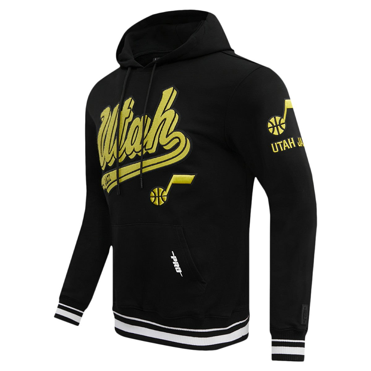 Utah Jazz Pro Standard Script Tail Pullover Hoodie - Black online