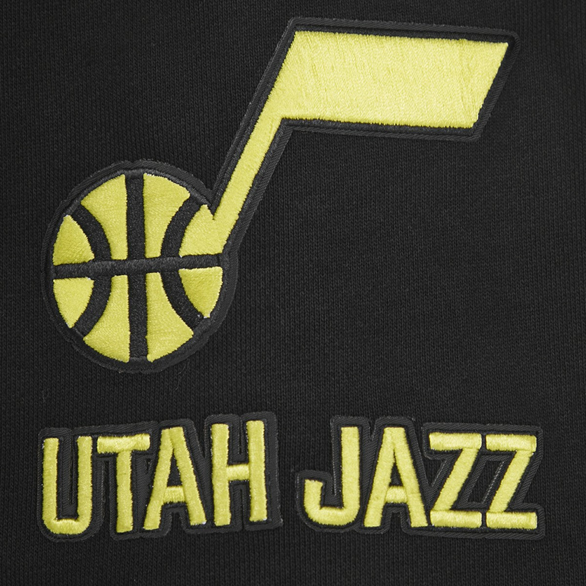 Utah Jazz Pro Standard Script Tail Pullover Hoodie - Black online
