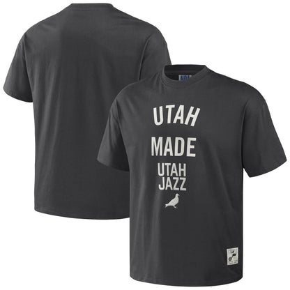 Utah Jazz NBA x Staple Heavyweight Oversized T-Shirt - Anthracite outlet