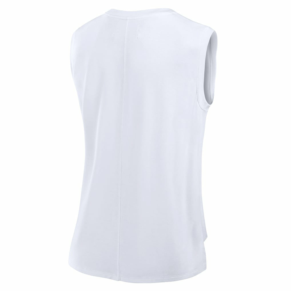 Carolina Panthers Women's Studio Gym Tank Top - White discount