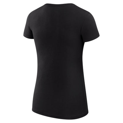 Miami Heat G-III 4Her by Carl Banks Women's Super-Slim Fit Lightweight Filigree Logo T-Shirt - Black shop
