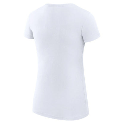 Golden State Warriors G-III 4Her by Carl Banks Women's Super-Slim Fit Lightweight Filigree Logo T-Shirt - White sale