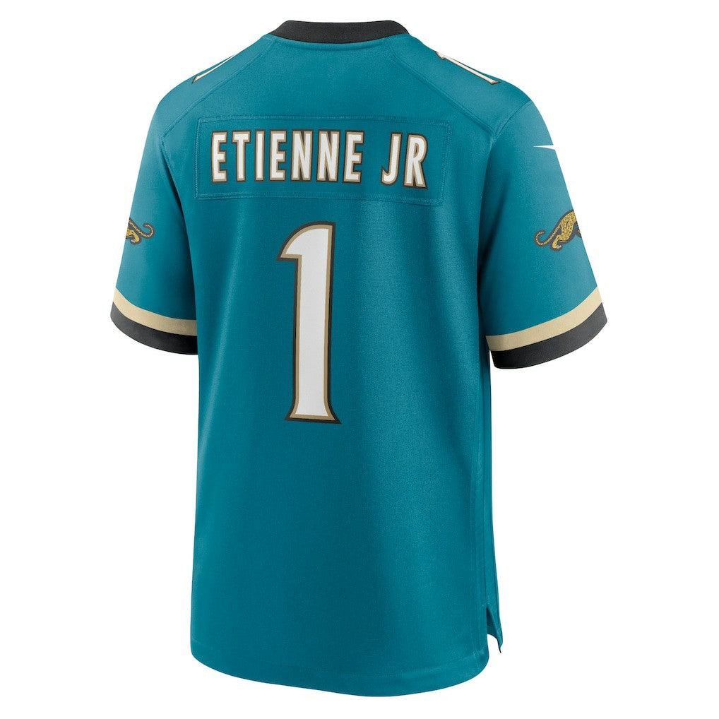 Travis Etienne Jr Jacksonville Jaguars Prowler Throwback Player Game Jersey - Teal | Nike on sale