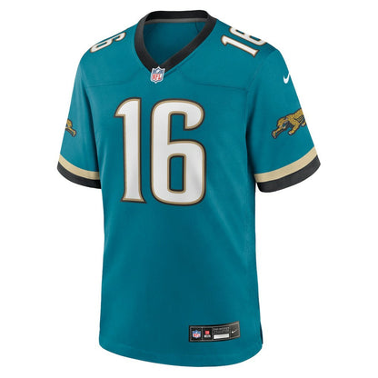Trevor Lawrence Jacksonville Jaguars Prowler Throwback Player Game Jersey - Teal | Nike for sale
