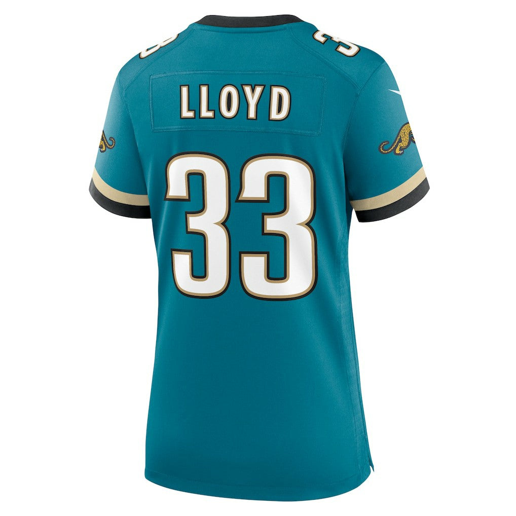 Devin Lloyd Jacksonville Jaguars Women's Prowler Throwback Game Jersey - Teal | Nike discount