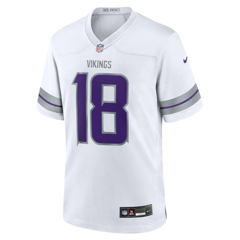 Justin Jefferson Minnesota Vikings Alternate Game Player Jersey - White | Nike on sale