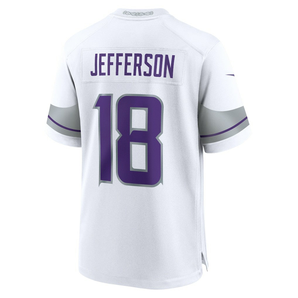 Justin Jefferson Minnesota Vikings Alternate Game Player Jersey - White | Nike on sale