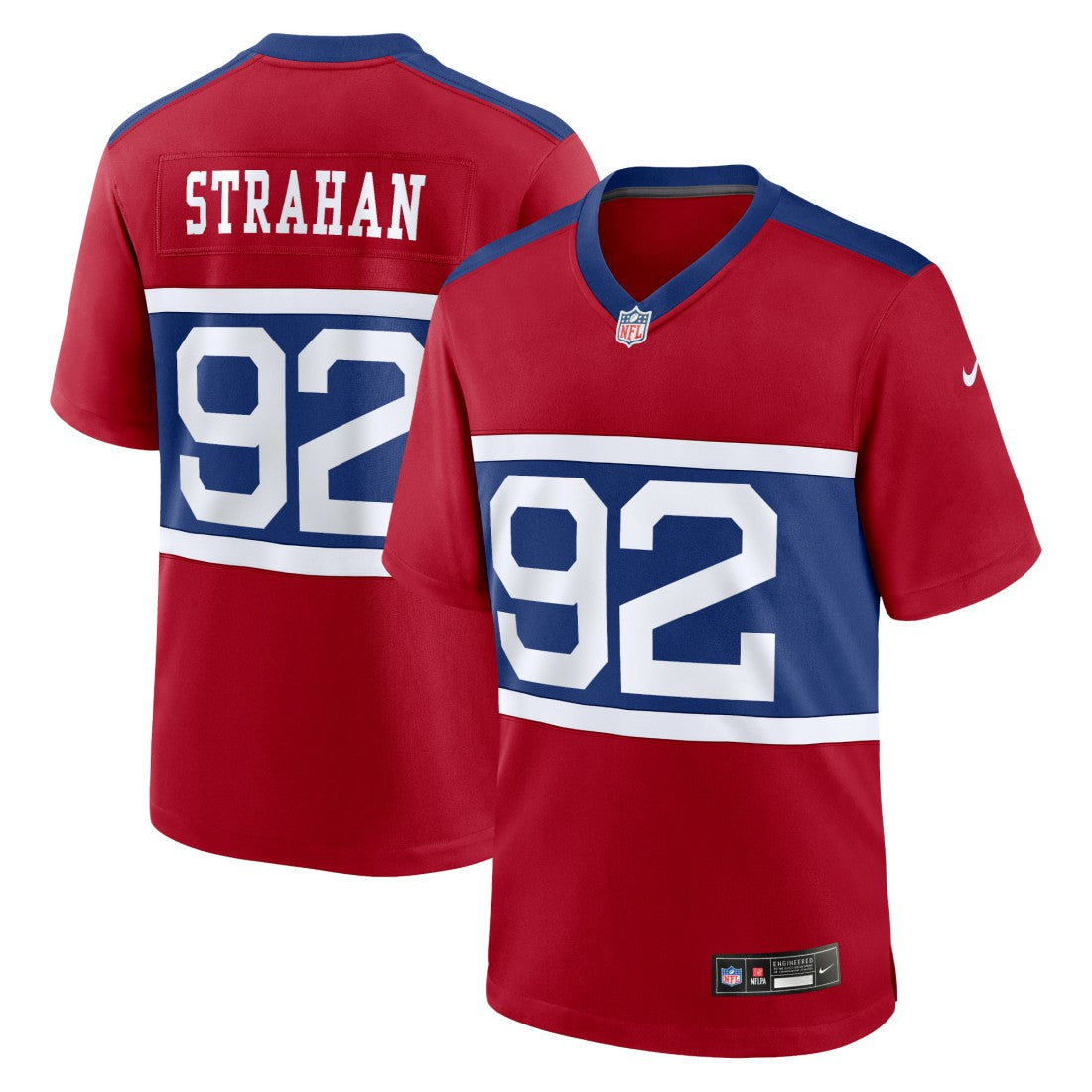 Michael Strahan New York Giants Alternate Retired Player Game Jersey - Century Red | Nike online