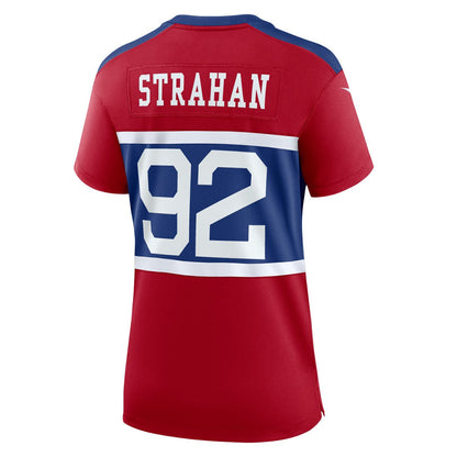 Michael Strahan New York Giants Women's Alternate Retired Player Game Jersey - Century Red | Nike for sale