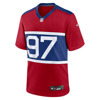 Dexter Lawrence II New York Giants Alternate Player Game Jersey - Century Red | Nike outlet
