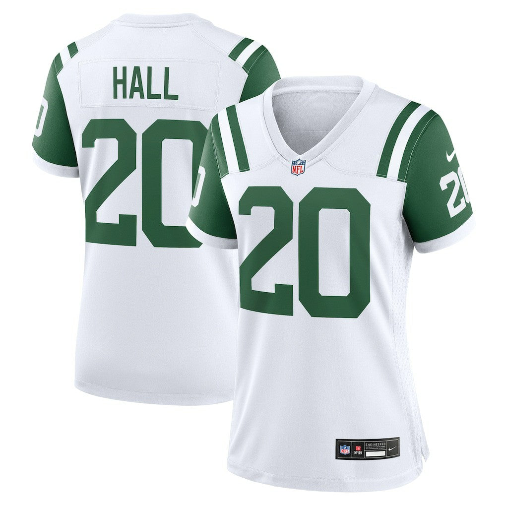 Breece Hall New York Jets Women's Classic Alternate Game Jersey - White | Nike for sale