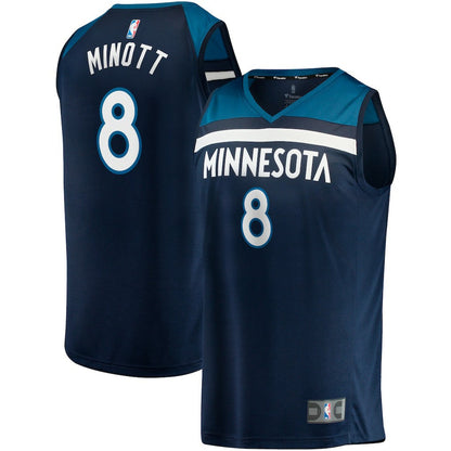 Josh Minott Minnesota Timberwolves Fast Break Player Jersey - Icon Edition - Navy | Fanatics cheap