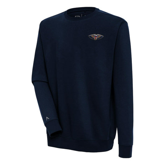 New Orleans Pelicans Antigua Victory Pullover Sweatshirt - Navy sale