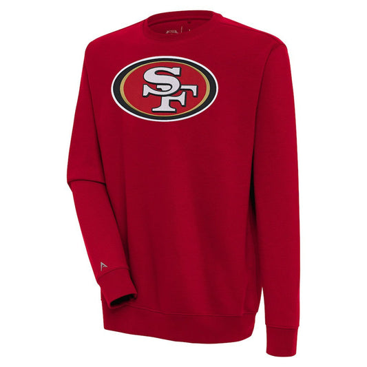 San Francisco 49ers Antigua Victory Pullover Sweatshirt - Scarlet discount