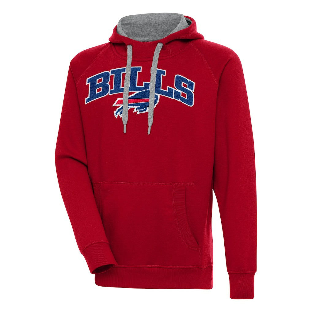 Buffalo Bills Antigua Victory Pullover Hoodie - Red for sale