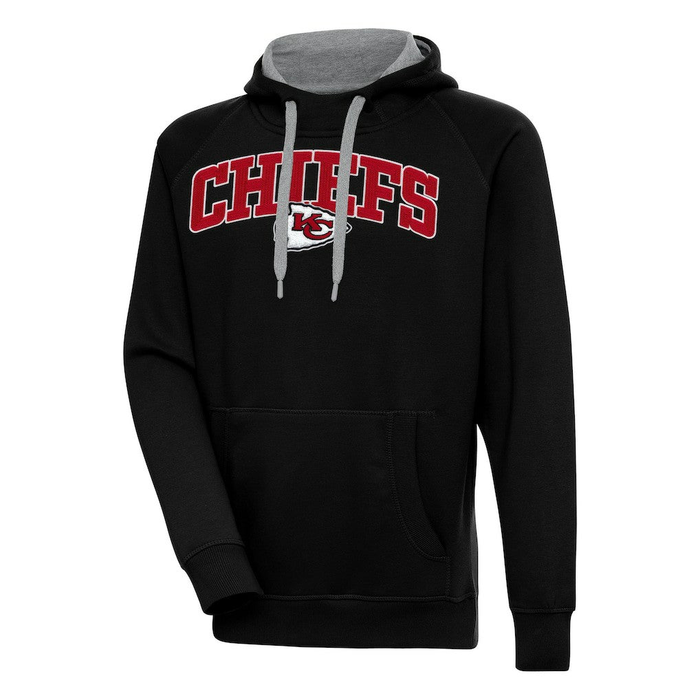 Kansas City Chiefs Antigua Victory Pullover Hoodie - Black discount