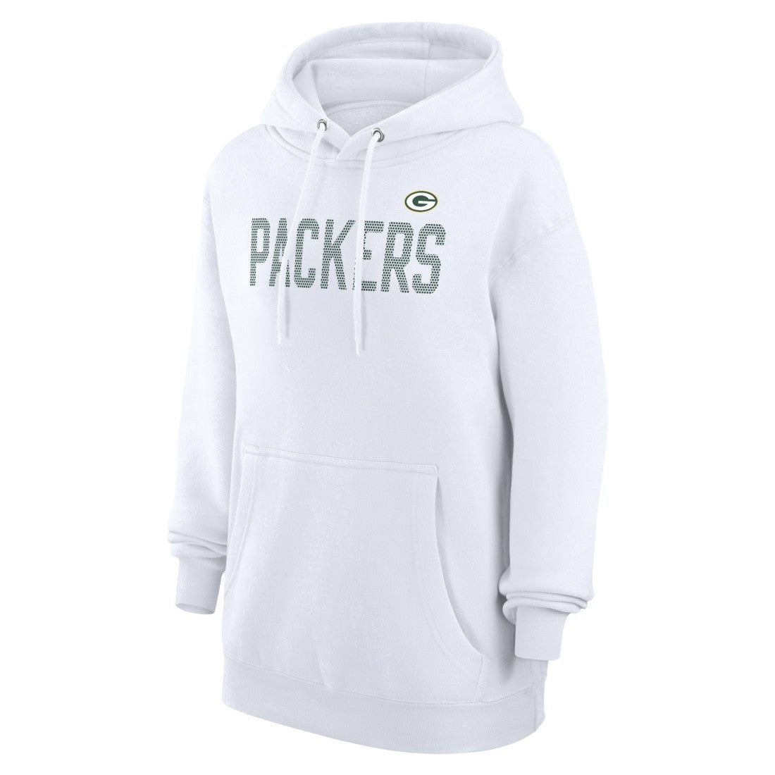 Green Bay Packers G-III 4Her by Carl Banks Women's Dot Print Pullover Hoodie - White cheap